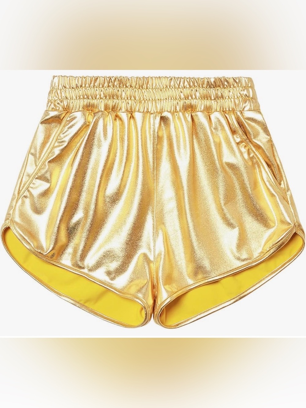 Metallic Gold girls Shorts in size 140